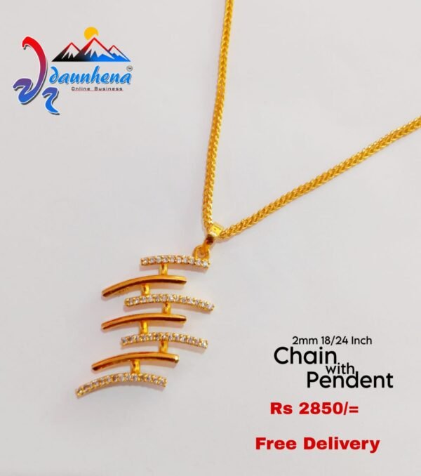Gold Pleted Jewellery.  Chain/Rings/Bracelet/Pendent/Earrings/ ඉන්දියාණු ස්වර්ණාභරණ.