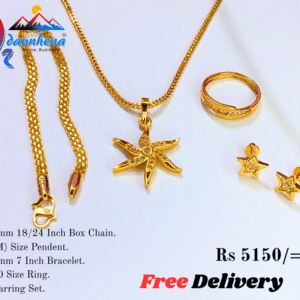 Gold Pleted Jewellery.  Chain/Rings/Bracelet/Pendent/Earrings/ ඉන්දියාණු ස්වර්ණාභරණ.