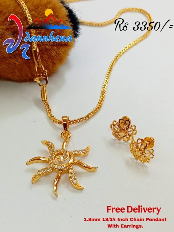 Gold Pleted Jewellery.  Chain/Rings/Bracelet/Pendent/Earrings/ ඉන්දියාණු ස්වර්ණාභරණ.