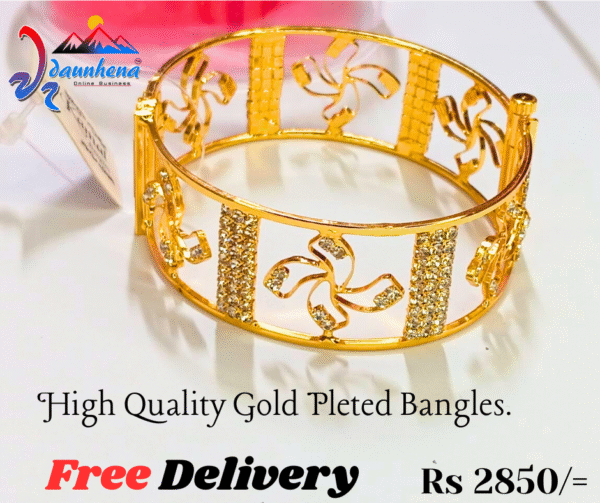 Gold Pleted Jewellery.  Chain/Rings/Bracelet/Pendent/Earrings/ ඉන්දියාණු ස්වර්ණාභරණ.