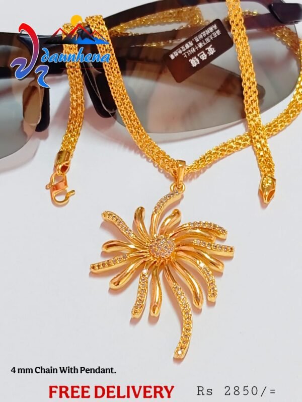 Gold Pleted Jewellery.  Chain/Rings/Bracelet/Pendent/Earrings/ ඉන්දියාණු ස්වර්ණාභරණ.